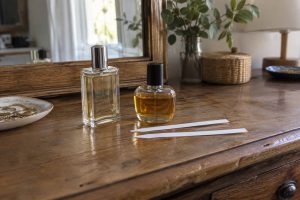 une eau de parfum et une eau de toilettes